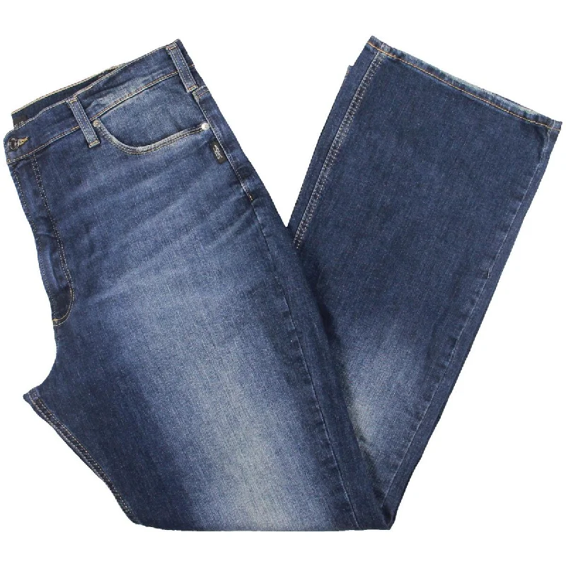 Silver Jeans Co. Womens Plus High Rise Medium Wash Bootcut Jeans Stylish High-Waisted Denim Silver Jeans Co. Womens Plus High Rise Medium Wash Bootcut Jeans Stylish High-Waisted Denim