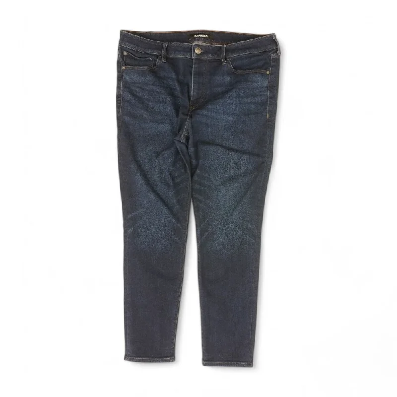Solid Skinny Jeans Comfortable Zip-Fly Denim Jeans