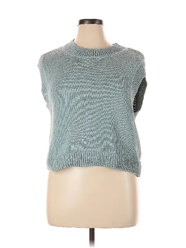 Sweater Vest Denim Fabric Leather Fabric Suede Fabric