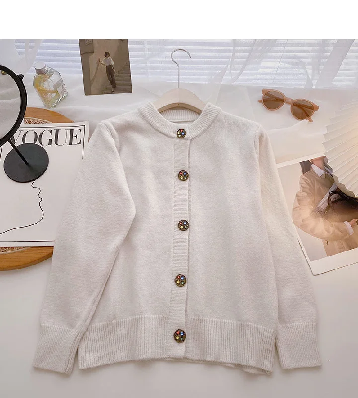 Sweater women's fashion and foreign style  6170 Beaded Sweater Sequined Faux Fur