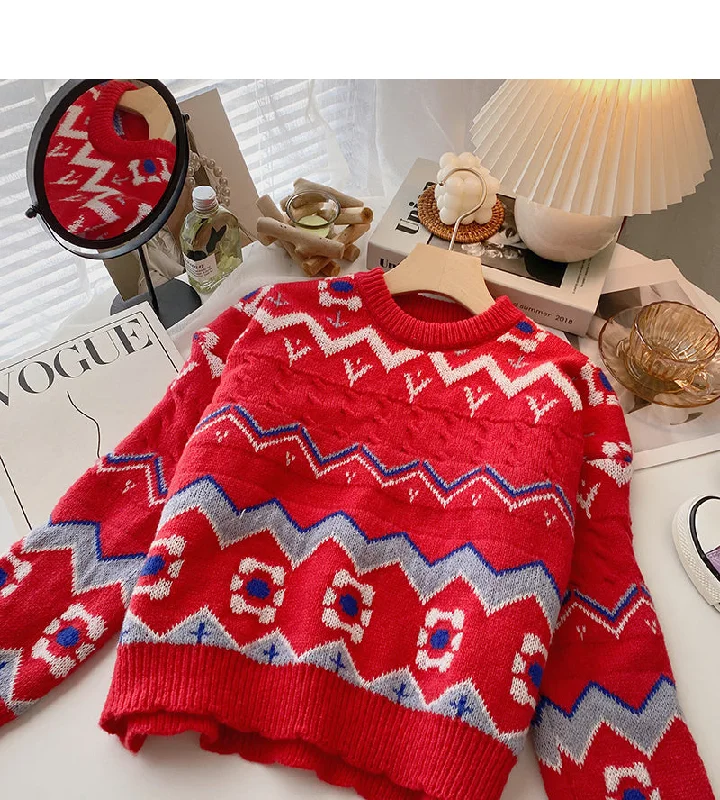 Versatile slim color blocking long sleeve round neck Pullover Sweater Top 6145 Real Fur Shearling Chenille Versatile slim color blocking long sleeve round neck Pullover Sweater Top 6145 Real Fur Shearling Chenille