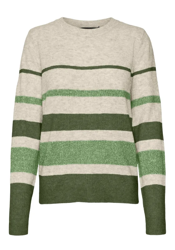 Vero Moda Plaza Striped Jumper, Cream and Green Lace Blend Ribbed Blend Corduroy Blend Vero Moda Plaza Striped Jumper, Cream and Green Lace Blend Ribbed Blend Corduroy Blend