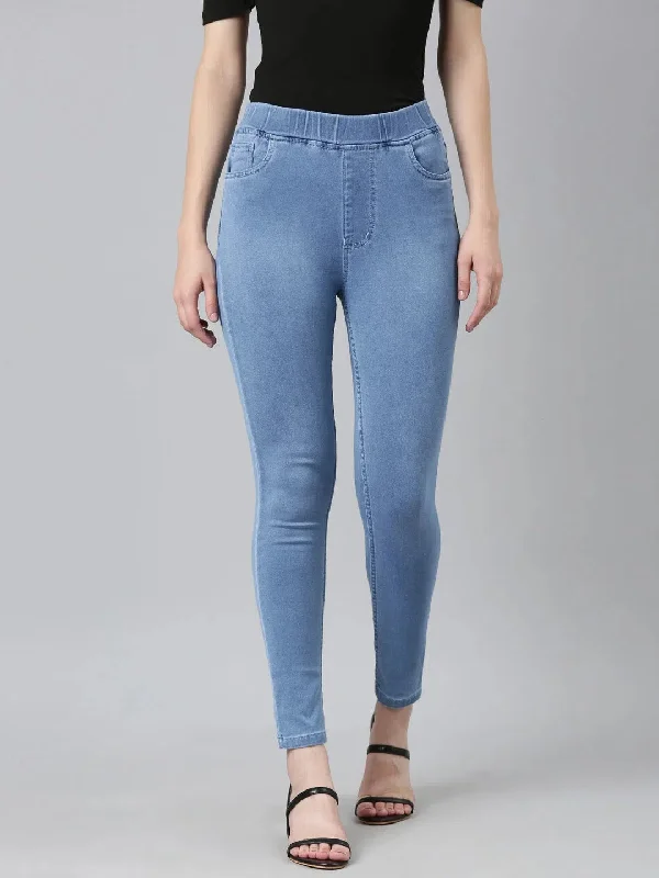 Women Blue Solid Skinny Fit Denim Jeans-GZ-5514-1-Blue Casual High-Waisted Bootcut Jeans Women Blue Solid Skinny Fit Denim Jeans-GZ-5514-1-Blue Casual High-Waisted Bootcut Jeans