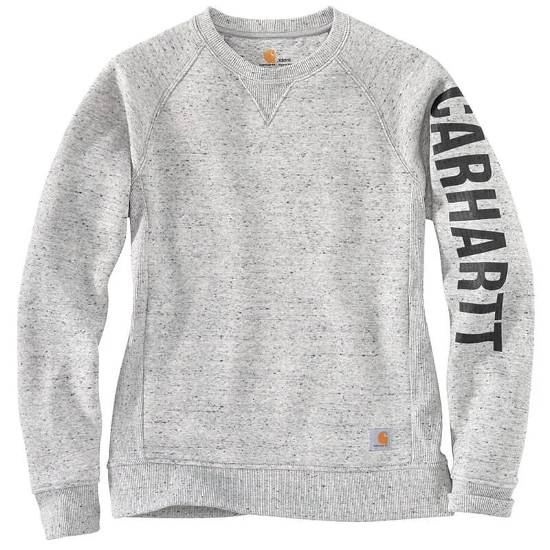 104410 - Carhartt Women's Relaxed Fit Midweight Crewneck Sweatshirt Hoodie with Side Slits Relaxed Casual 104410 - Carhartt Women's Relaxed Fit Midweight Crewneck Sweatshirt Hoodie with Side Slits Relaxed Casual