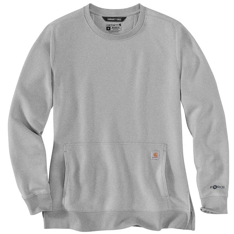 105468 - Carhartt Women's Force Relaxed Fit Lightweight Sweatshirt Hoodie with Logo Branding Identity 105468 - Carhartt Women's Force Relaxed Fit Lightweight Sweatshirt Hoodie with Logo Branding Identity