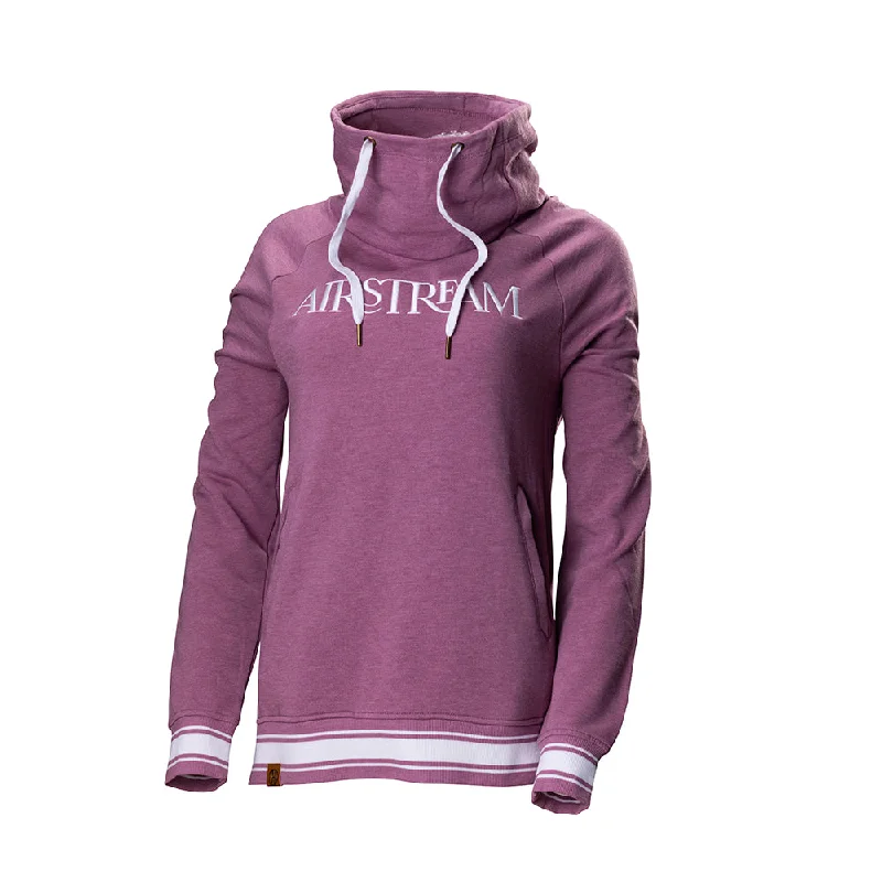 Airstream Super Soft Women's Funnel Neck Hoodie Hoodie with Thumb Holes Functional Cozy Airstream Super Soft Women's Funnel Neck Hoodie Hoodie with Thumb Holes Functional Cozy