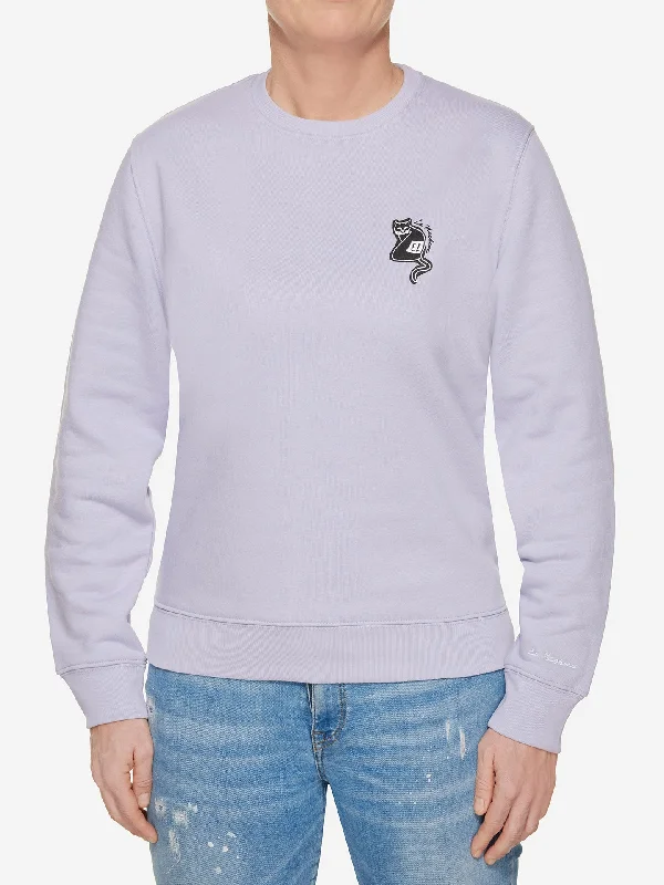 Bib Number 13 - Women's Sweatshirt Hoodie with Embroidery Detailed Premium