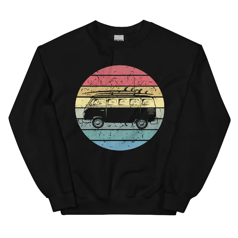 Camping Vintage - Sweatshirt (Unisex) Hoodie with Lace Feminine Delicate