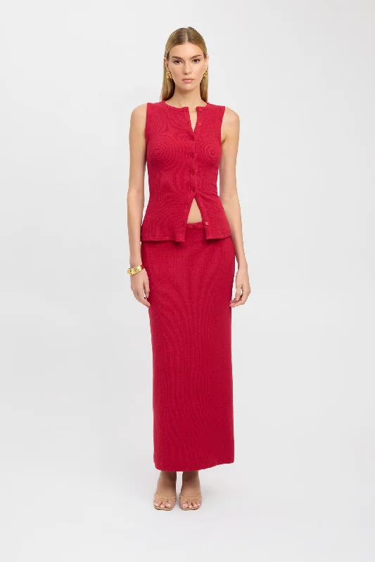 Carter Maxi Skirt cashmere skirt rich