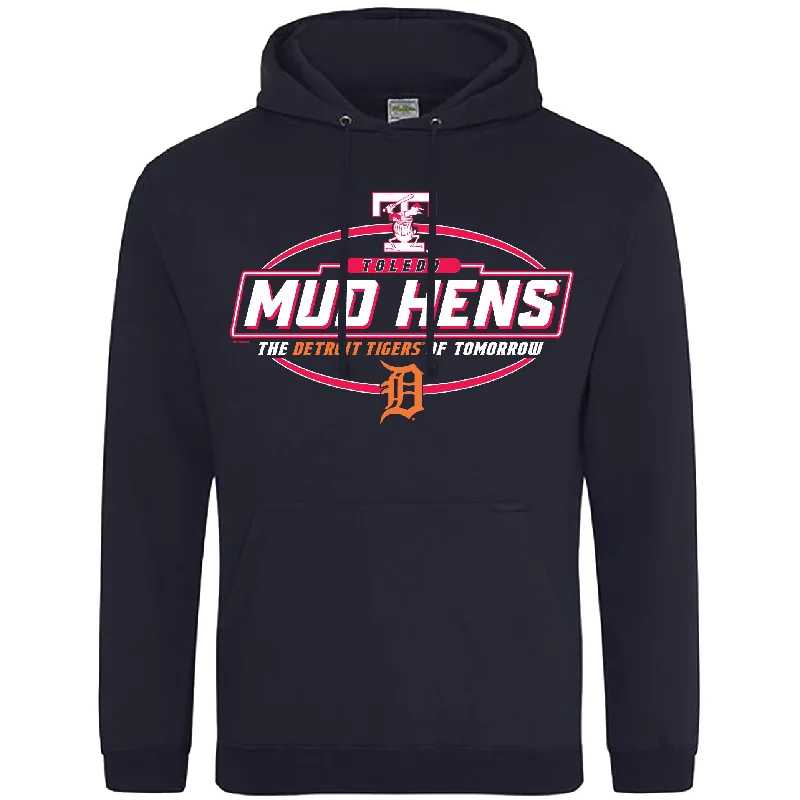 Toledo Mud Hens Chevelle Affiliate Hoodie Hoodie with Belted Waist Structured Tailored Toledo Mud Hens Chevelle Affiliate Hoodie Hoodie with Belted Waist Structured Tailored