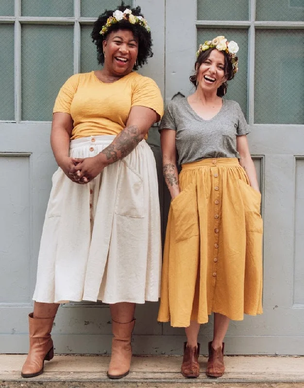 Estuary Skirt Sewing Pattern, Sew Liberated pencil skirt chic