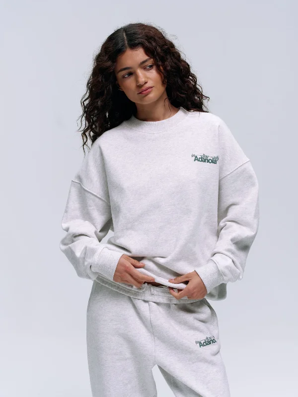 Flow Oversized Sweatshirt - Light Grey Melange/Lilac Purple Hoodie with Half-Zip Sporty Casual Flow Oversized Sweatshirt - Light Grey Melange/Lilac Purple Hoodie with Half-Zip Sporty Casual