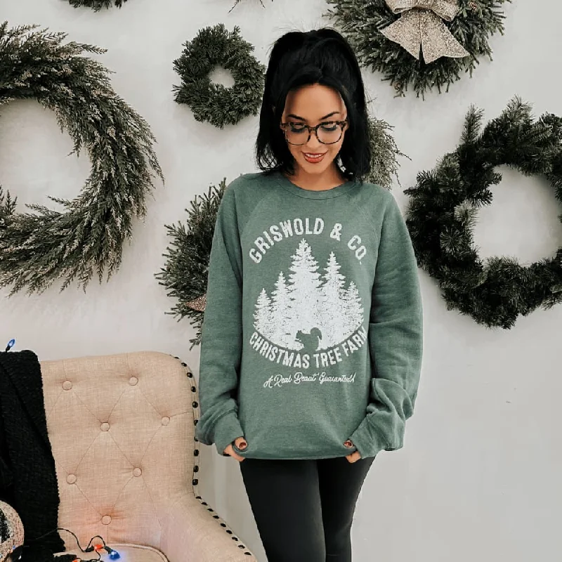 Griswold Tree Farm Sweatshirt Oversized Hoodie Comfort Casual