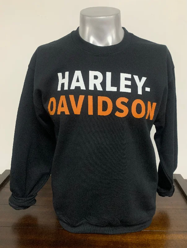 HD Name Crew Sweatshirt Hoodie with Illustration Artistic Creative