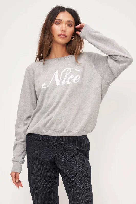 Heather Grey Naughty/Nice reversible sweatshirt Hoodie with Tie-Dye Psychedelic Retro Heather Grey Naughty/Nice reversible sweatshirt Hoodie with Tie-Dye Psychedelic Retro