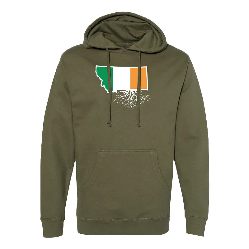 Irish MT Roots Hoodie (Unisex) Hoodie with Stripes Bold Sporty
