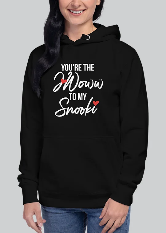 JWoww To My Snooki Women's Hoodie Hoodie with Side Slits Relaxed Casual