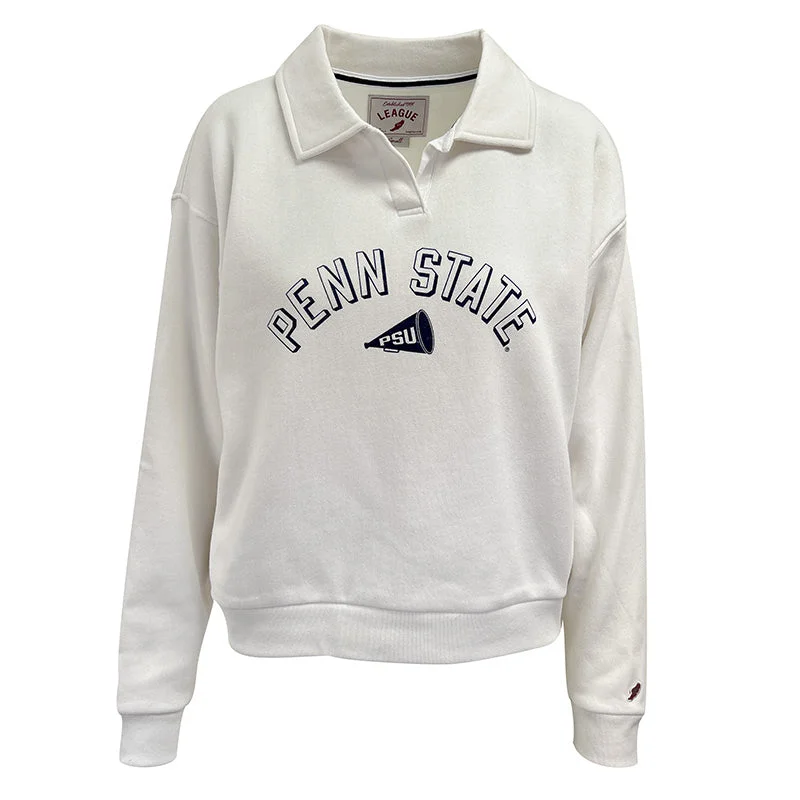 League Ladies Victory Spring Collar Sweatshirt Hoodie with Fur Luxurious Winter