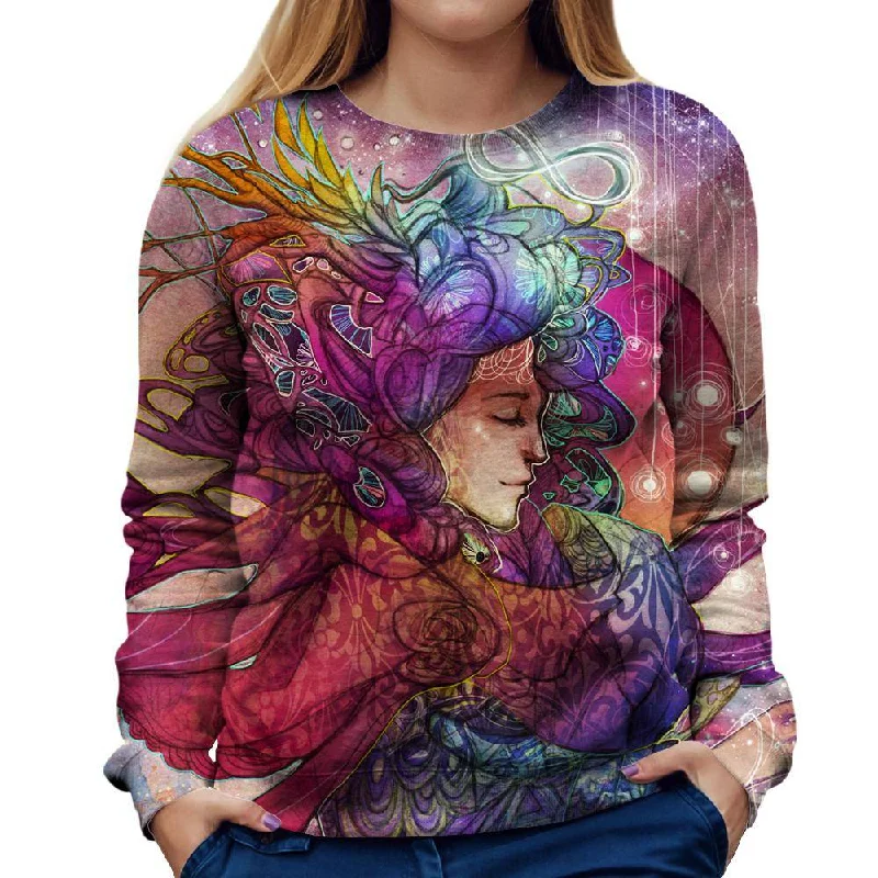Magician Womens Sweatshirt Hoodie with Elastic Waist Stretchable Comfortable