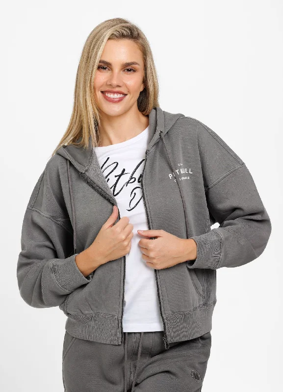 Women's zip-up hoodie Washed Manzanita Hoodie with Reflective Safety Nightwear