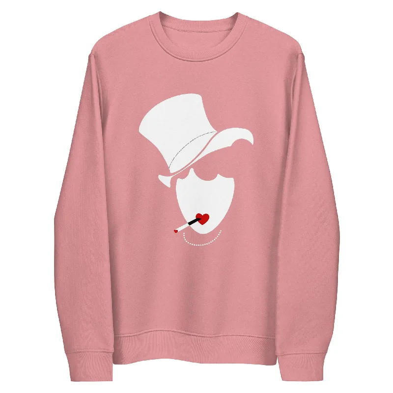 Marlene Dietrich Eco Sweatshirt Hoodie with Illustration Artistic Creative