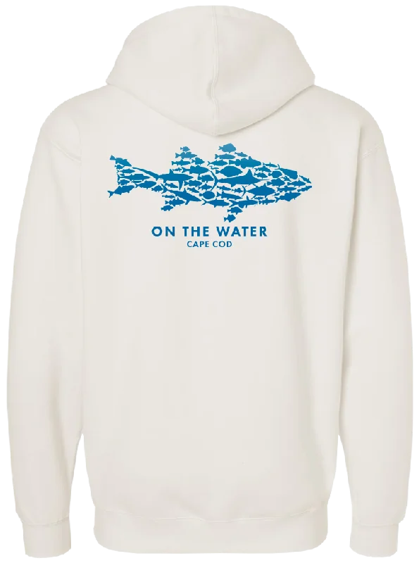 Multifish Midweight Hoodie Hoodie with Hem Elastic Stretchable Comfortable