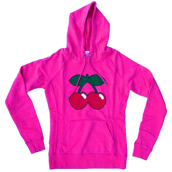 Pacha Basic Cherry Logo Women's Hoodie Hoodie with Gradient Ombre Colorful