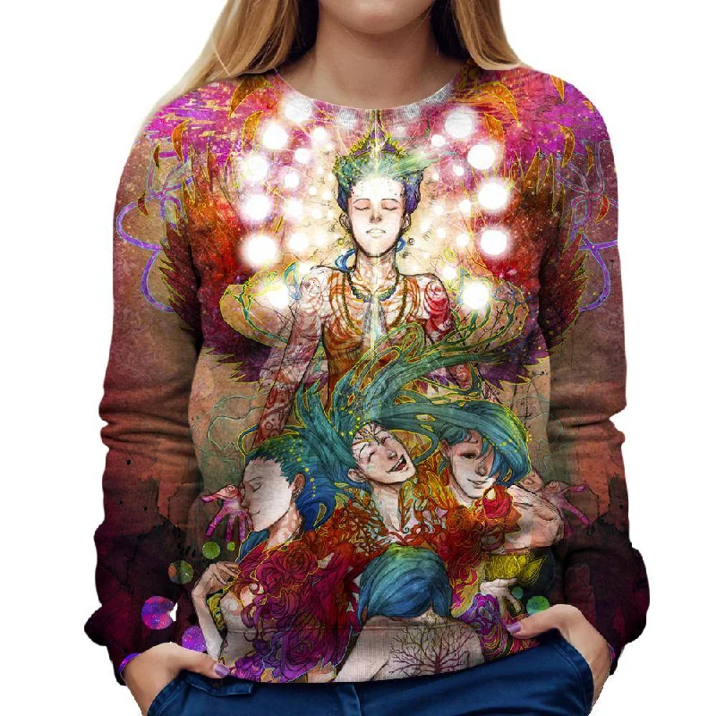 Paradise Womens Sweatshirt Hoodie with Strings Custom Fit Adjustable