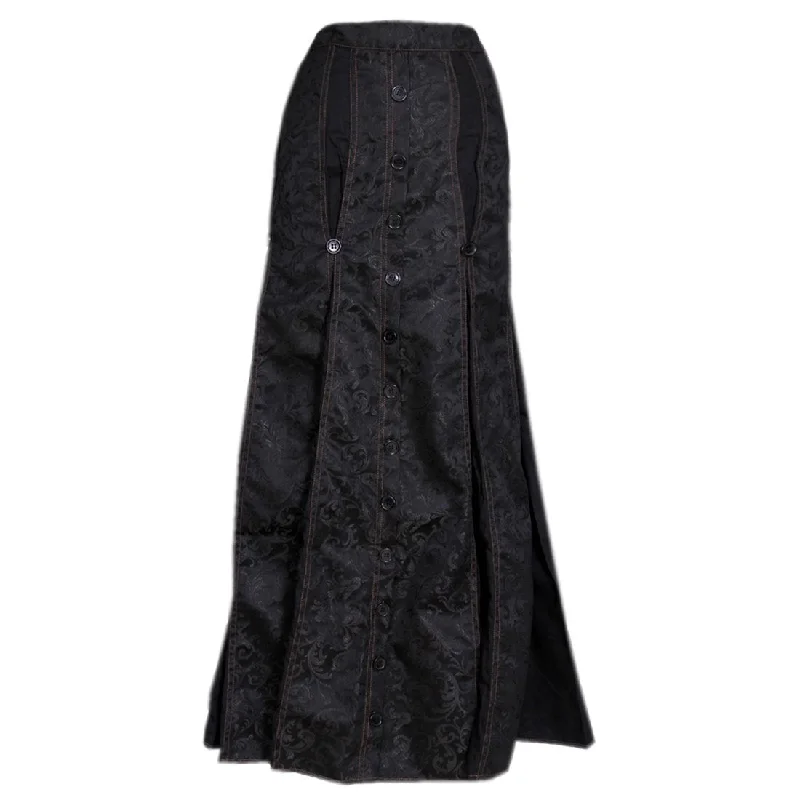 Raimundo Brocade Long Skirt cashmere skirt soft