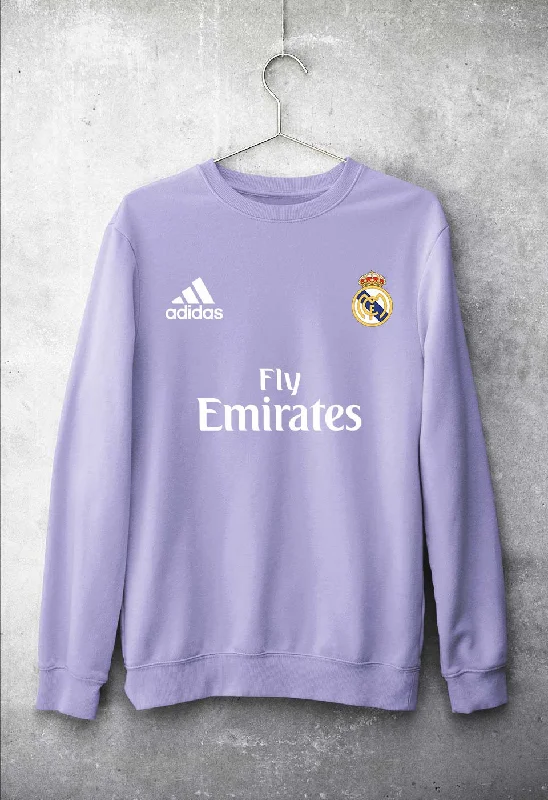 Real Madrid Unisex Sweatshirt for Men/Women Hoodie with Cropped Fit Short Trendy