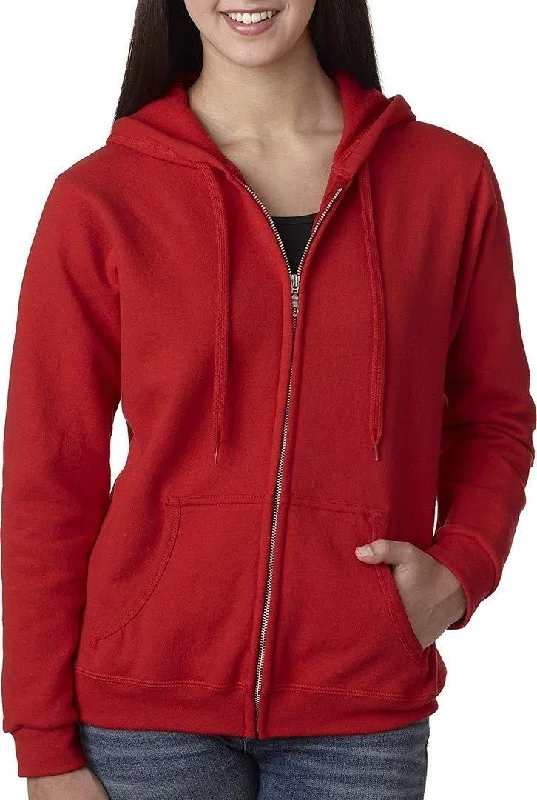 Romano nx Women's Maroon Hooded Sweatshirt Hoodie with Emblem Brand Identity