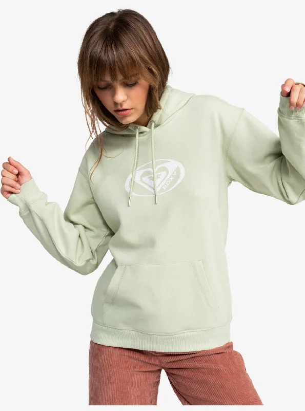 Roxy Surf Stoked Brushed Hoodie - Win24 Hoodie with Puffed Sleeves Voluminous Trendy Roxy Surf Stoked Brushed Hoodie - Win24 Hoodie with Puffed Sleeves Voluminous Trendy