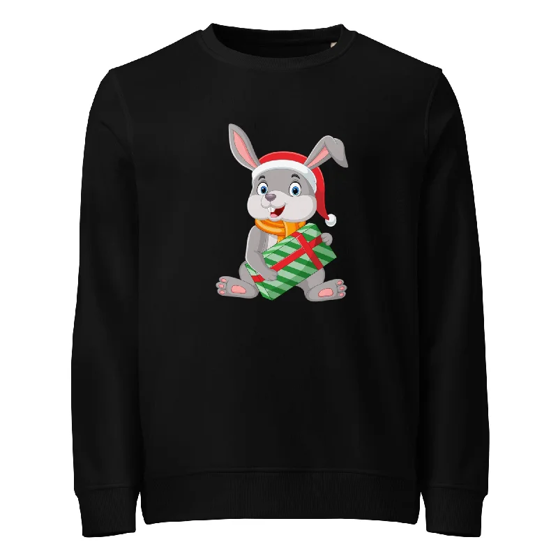 Santa Paws Graphics Women Organic Sweatshirt Hoodie with Front Slit Layering Stylish Santa Paws Graphics Women Organic Sweatshirt Hoodie with Front Slit Layering Stylish