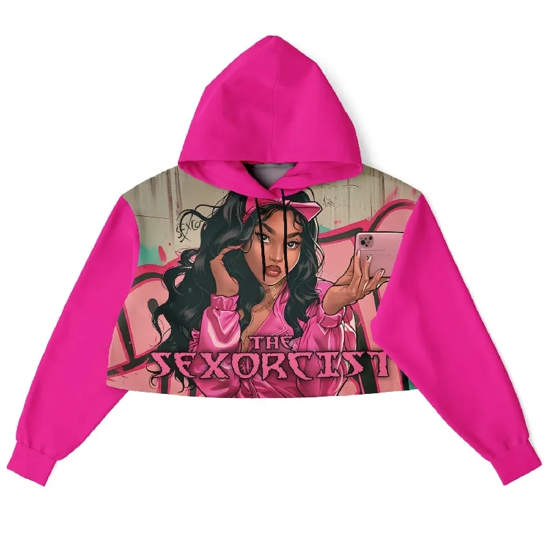 Sexorcist - Fly Latina - Ladies Fashion Dance Hoodie Hoodie with Tied Waist Feminine Flattering Sexorcist - Fly Latina - Ladies Fashion Dance Hoodie Hoodie with Tied Waist Feminine Flattering