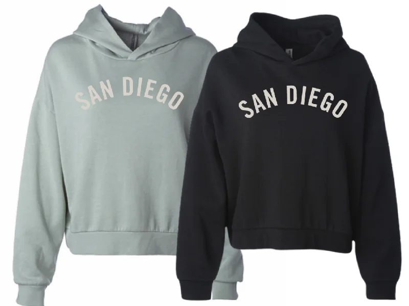 Staple San Diego Sweatshirt Hoodie with Raglan Sleeves Sporty Comfortable