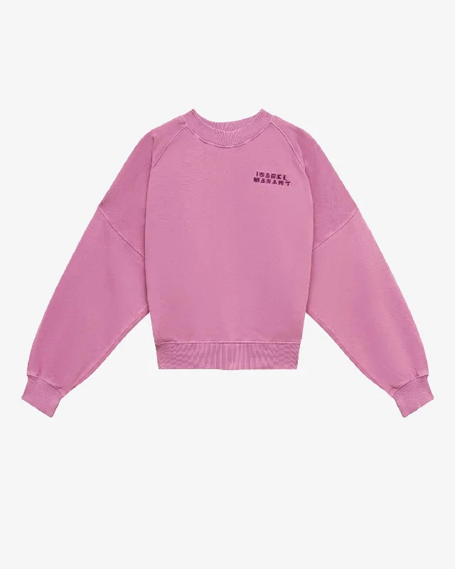Sweatshirt Shanice Hoodie with Cropped Fit Short Trendy