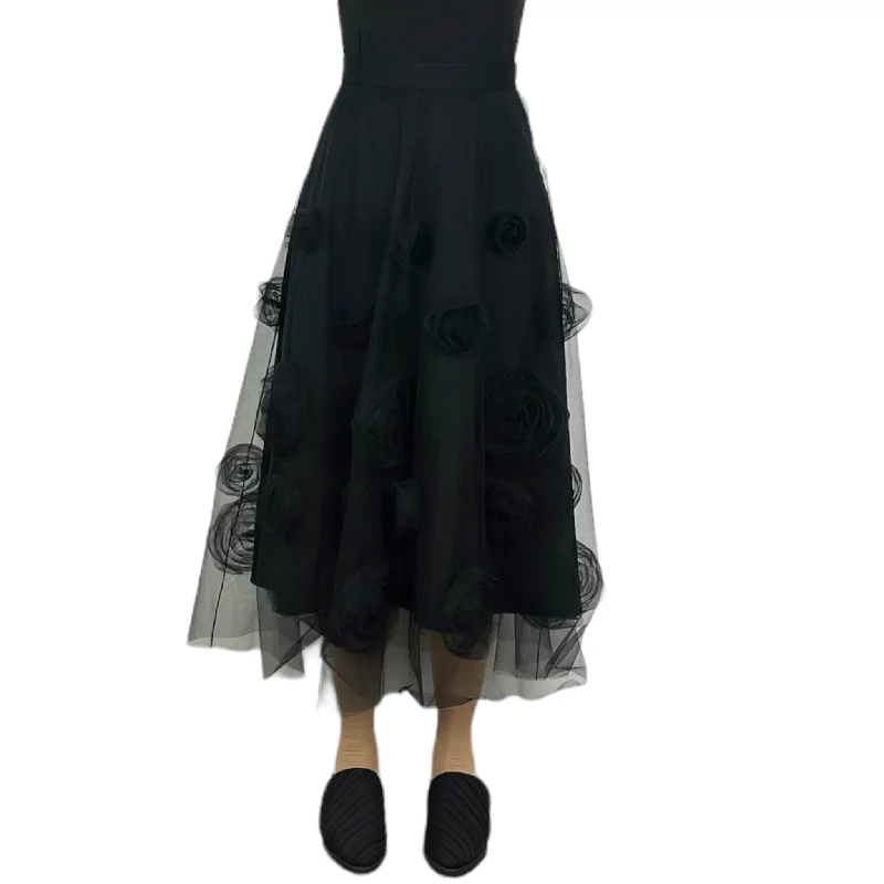 TULLE SKIRT W/CREPE LINING mini skirt trendy