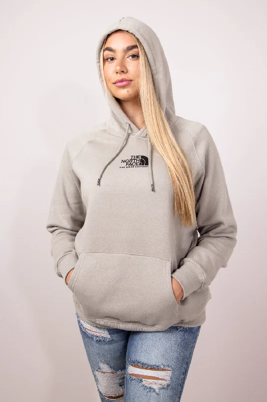 The North Face Fine Alpine Hoodie for Women in Clay Grey | NF0A8AWF-1I4 Hoodie with Logo Branding Identity