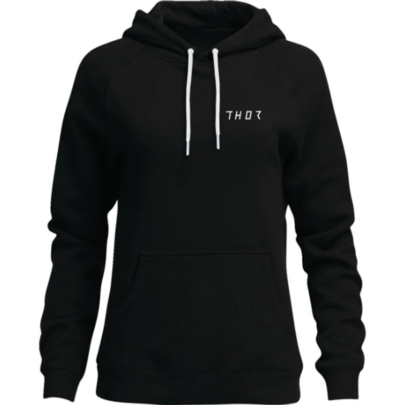 Thor MX Trax Women's Hoody Pullover Sweatshirts Hoodie with Turtle Neck Cozy Winter