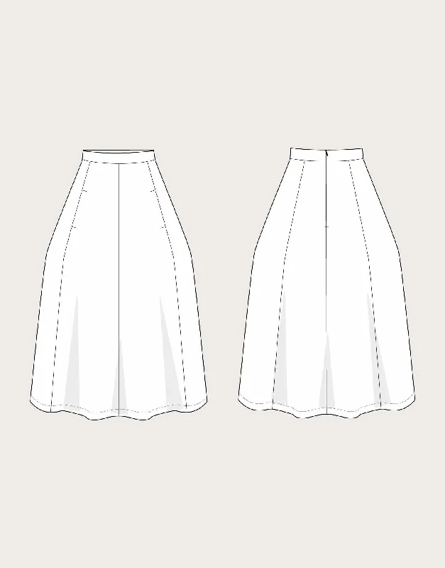 Tulip Skirt Sewing Pattern, The Assembly Line velvet skirt plush