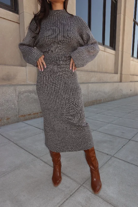 Understated Sweater Skirt chiffon skirt delicate