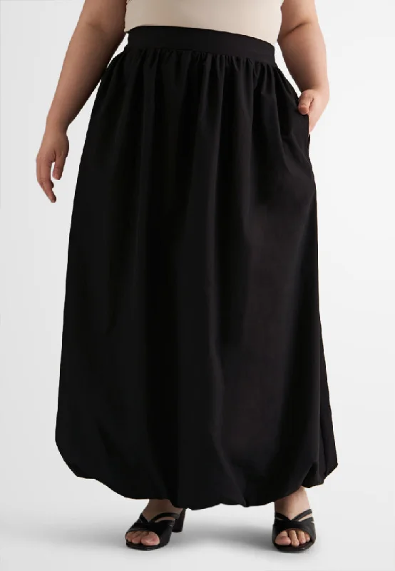 Weslie Puffy Balloon Cut Skirt high waist skirt