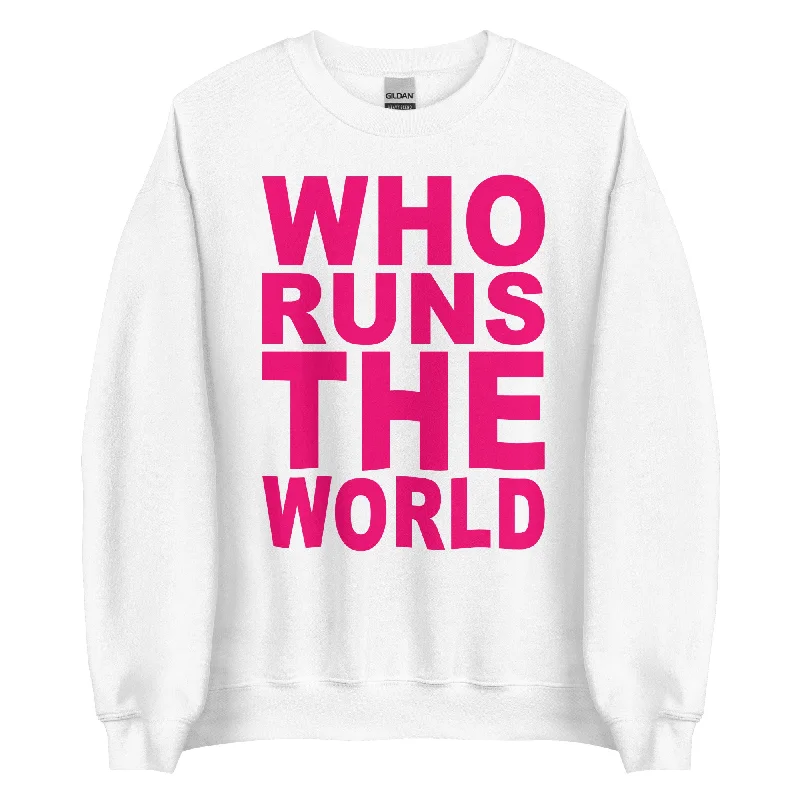 THE ESSENTIAL UNISEX SWEATSHIRT WHITE Hoodie with Puffed Sleeves Voluminous Trendy