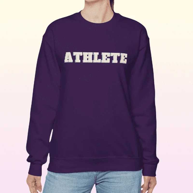 Women's Athlete Heavy Blend Sweatshirt Hoodie with Sequins Glamorous Eye-catching