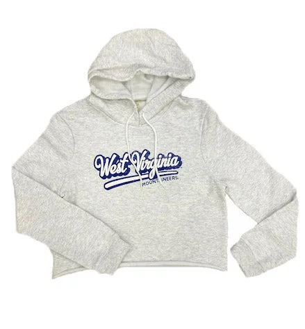 WVU Cropped Hoodie Hoodie Sweatshirt Pullover